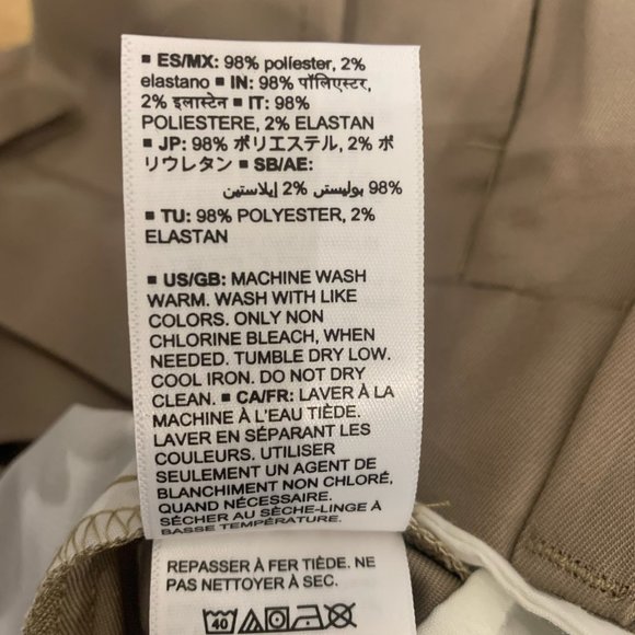 NWT AMAZON ESSENTIALS MEN'S CLASSIC-FIT 9" FLAT FRONT SHORTS KHAKI‎ 32 - Picture 8 of 8